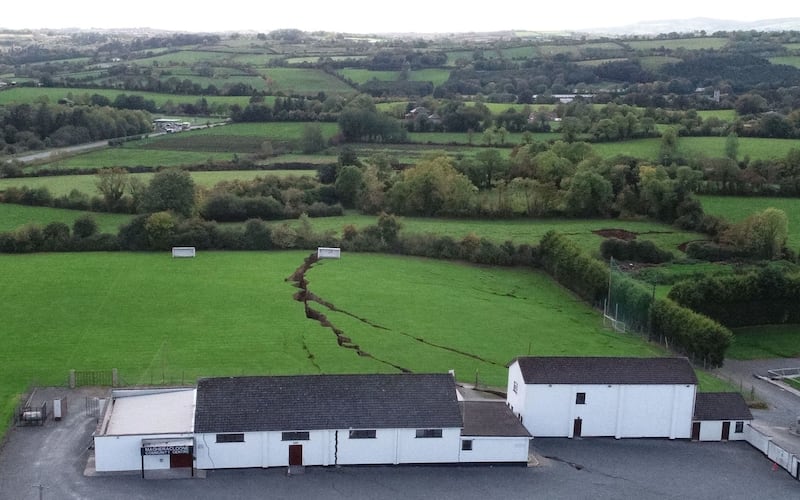 Magheracloone Gaelic Football Club in Co Monaghan which was forced to shut after the collapse of a mine caused sinkholes to appear in its pitch&nbsp;