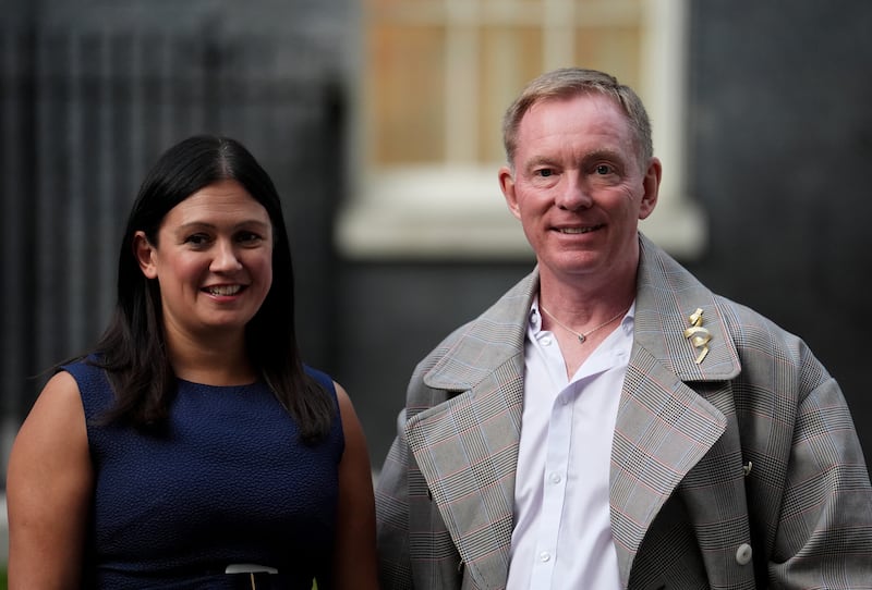 Sir Chris Bryant, right, said AI posed a threat to the creative industries