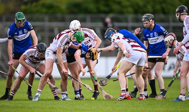 Hurlers contest possession