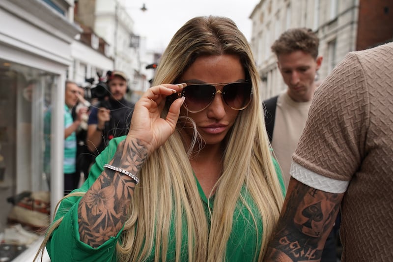 Katie Price seen leaving court after previous motoring offences in 2022