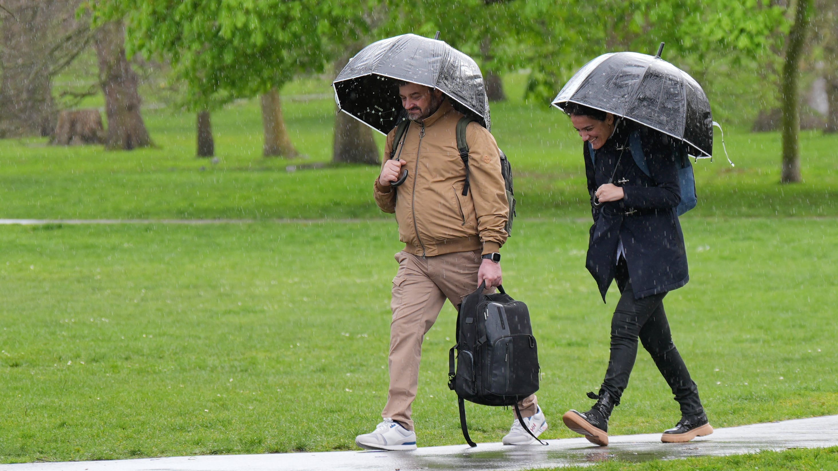 Up to two inches of rain could fall in some part of the UK