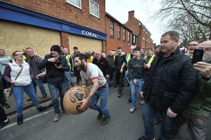 Shrove Tuesday Atherstone Ball Game