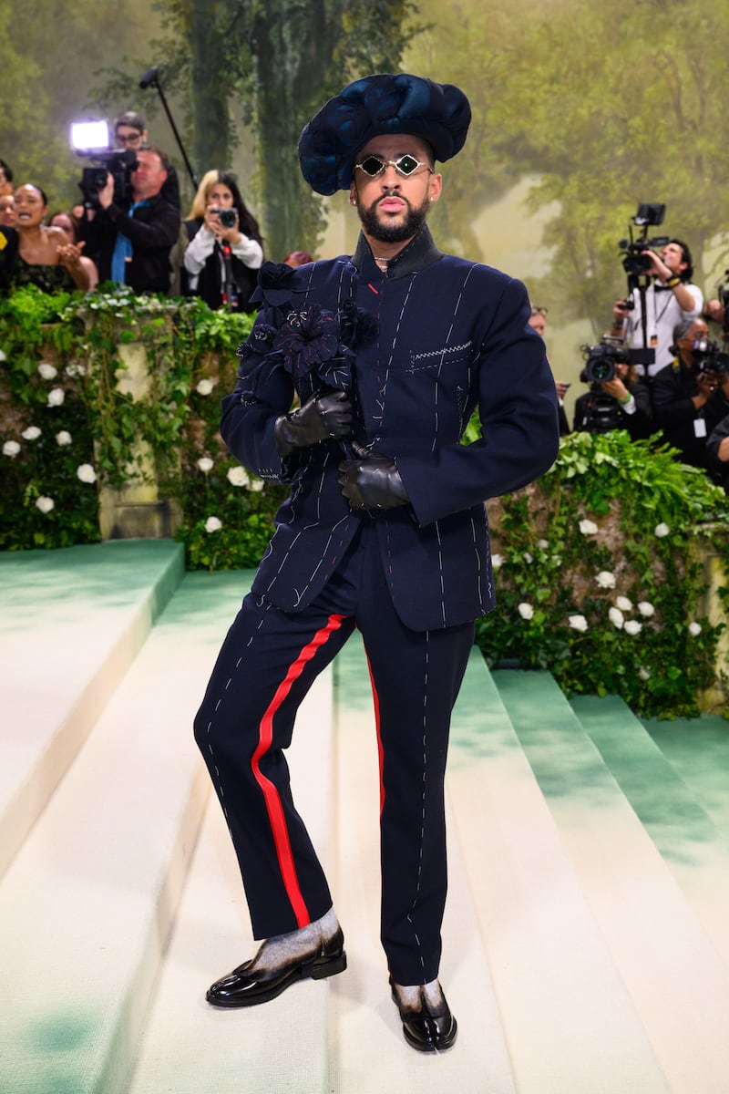 Bad Bunny wore Galliano’s design to the 2024 Met Gala