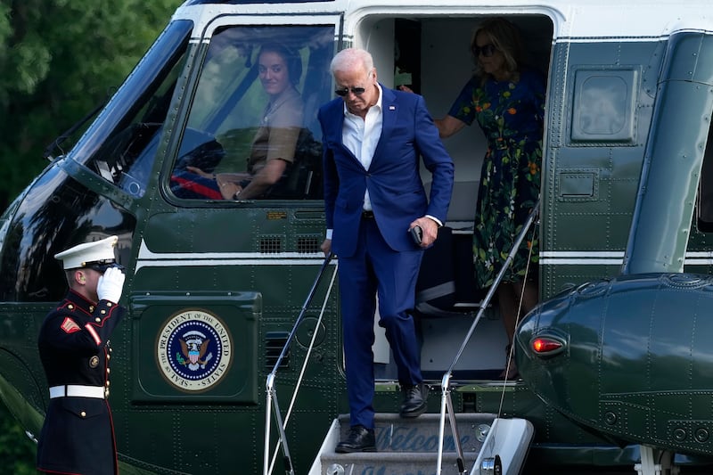 President Joe Biden has expressed his ‘frustration’ by calls from party officials for him to step aside (Susan Walsh/AP)