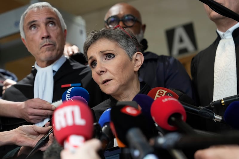 Dominique Pelicot’s lawyer Beatrice Zavarro (Lewis Joly/AP)