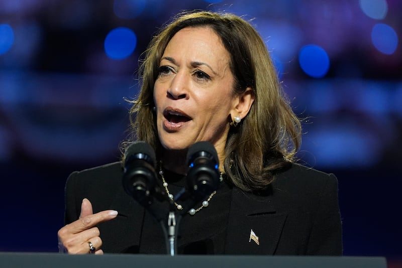 Democratic presidential nominee Vice President Kamala Harris (Jacquelyn Martin/AP)