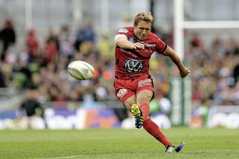Jonny Wilkinson, playing for Toulon during the Heineken Cup Final match at Dublin&#39;s Aviva Stadium in 2013. Picture by Julien Behal/PA 