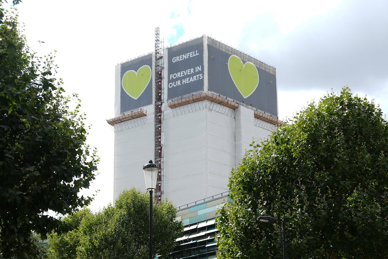 Grenfell Tower in west London