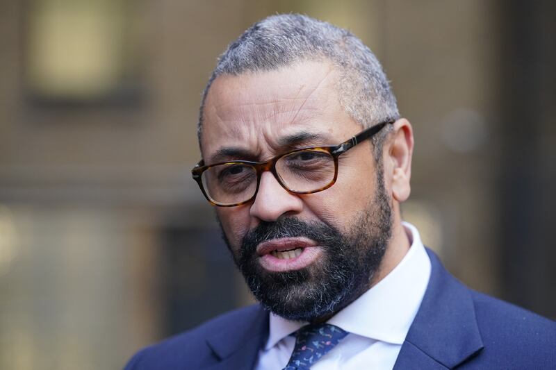Home Secretary James Cleverly defended the Commons Speaker