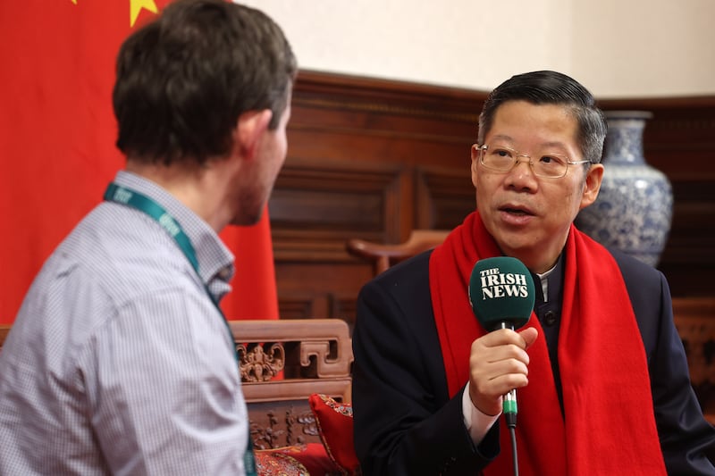 Consul General of the P.R.China in Belfast Li Nan. PICTURE: MAL MCCANN