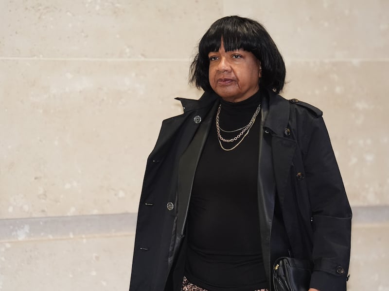 Labour MP Diane Abbott was among those pressing the Prime Minister on Waspi women