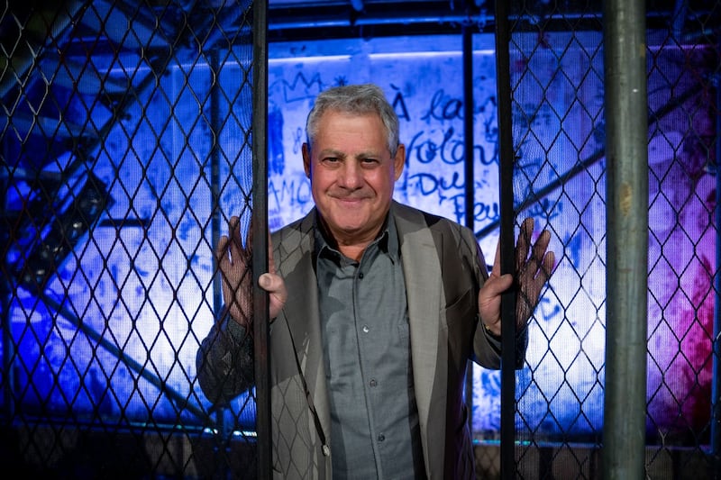 Sir Cameron Mackintosh on stage