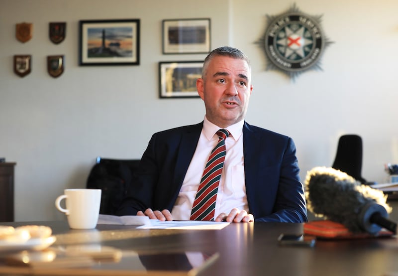 Liam Kelly, chairman of the Police Federation for Northern Ireland