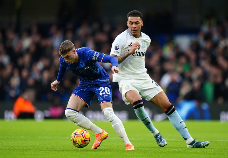 Cole Palmer, left, starred against Villa