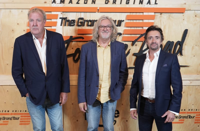 From left, Jeremy Clarkson, James May and Richard Hammond