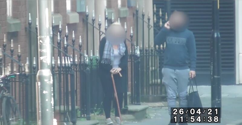 Rogers was seen using a walking stick before her medical assessment (City of London Police)