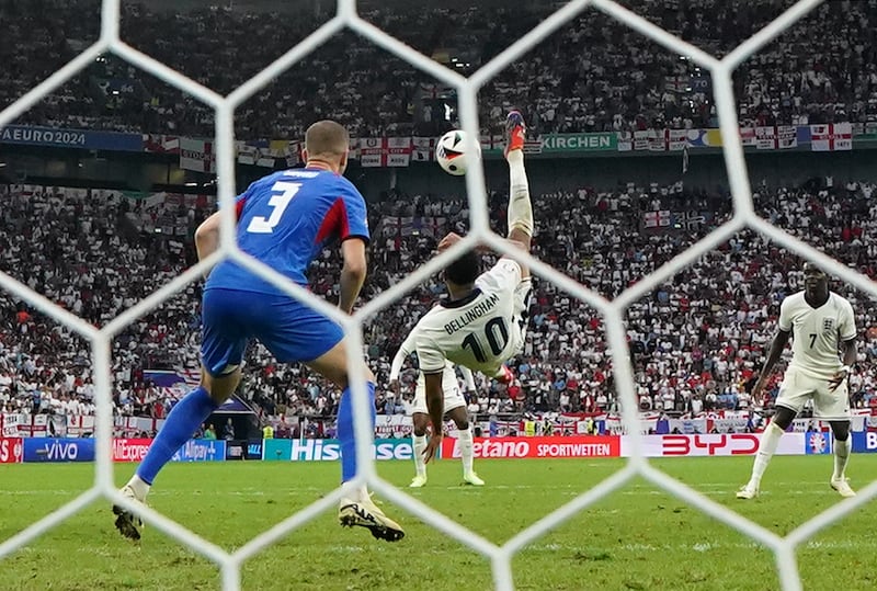 England looked to be heading out of the tournament until Jude Bellingham’s stunning late equaliser against Slovakia