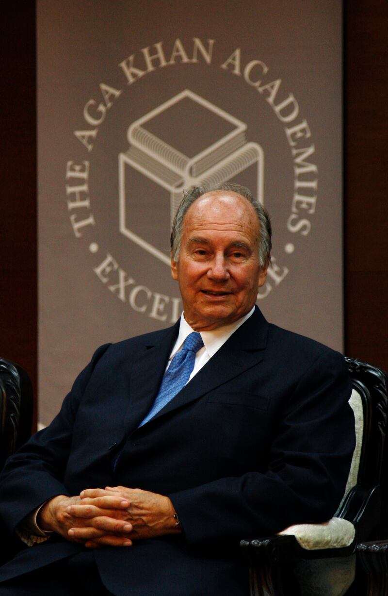 The Aga Khan died on Tuesday in Portugal surrounded by his family (Mahesh Kumar A/AP)