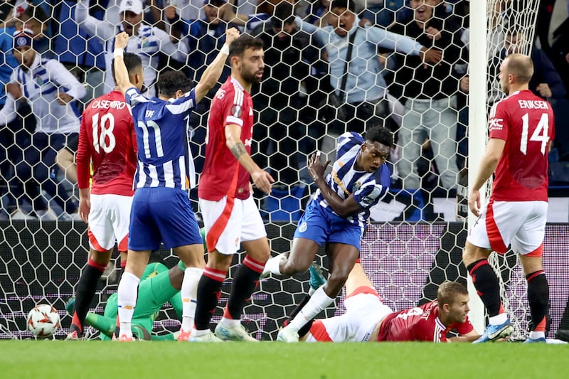 Samu Omorodion got Porto back into the game (Luis Vieira/AP)