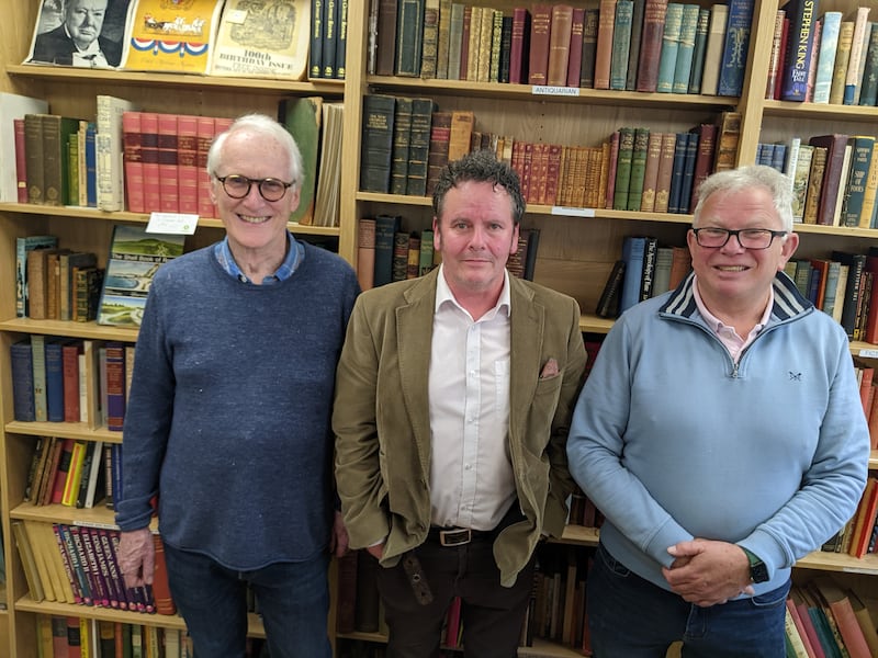 (from left) Stuart Murray, Simon Berry and Richard Danns who made the discovery