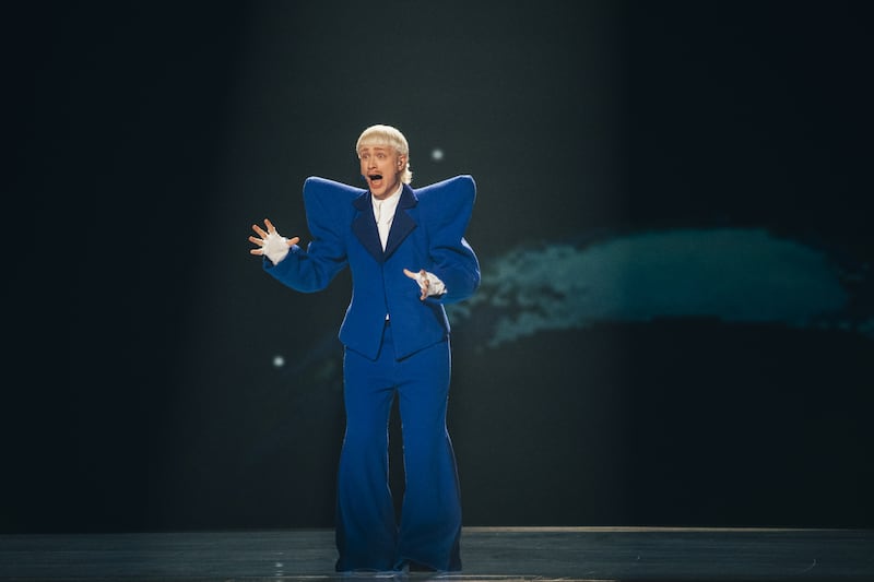 Joost Klein, who was disqualified from the contest this year (Sarah Louise Bennett/EBU)