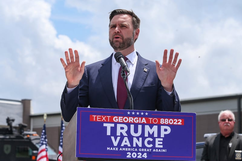 JD Vance said Donald Trump would veto a nationwide US ban on abortion