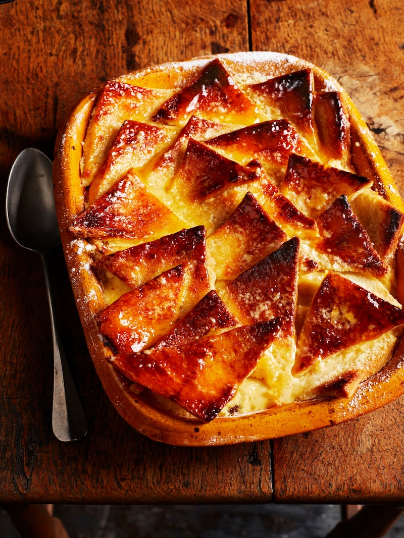 Rick Stein's caramelised bread and butter pudding recipe