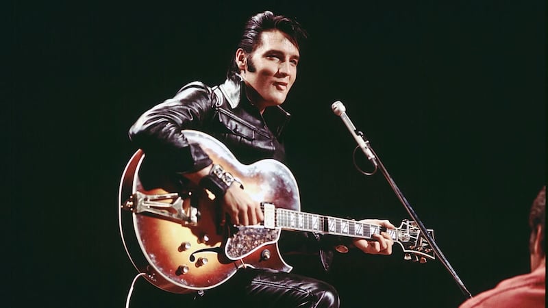 Elvis in a scene from the '68 Comeback Special