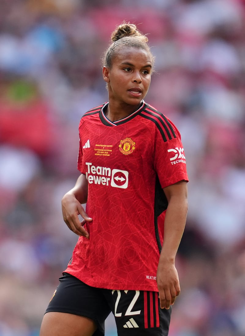 Nikita Parris during her time at Man Utd