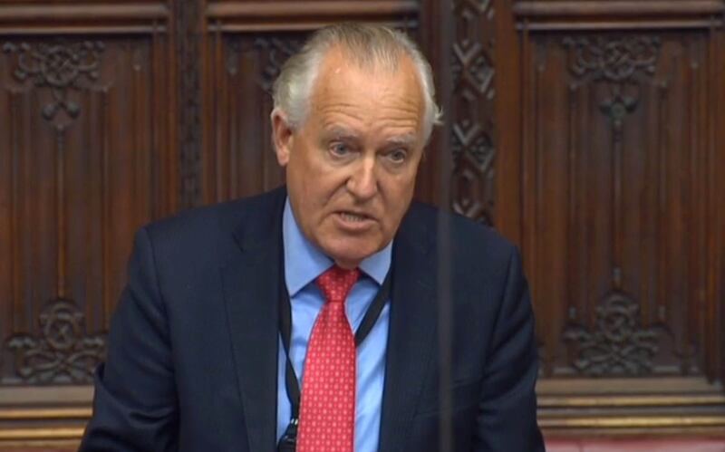 Lord Hain speaking in the House of Lords