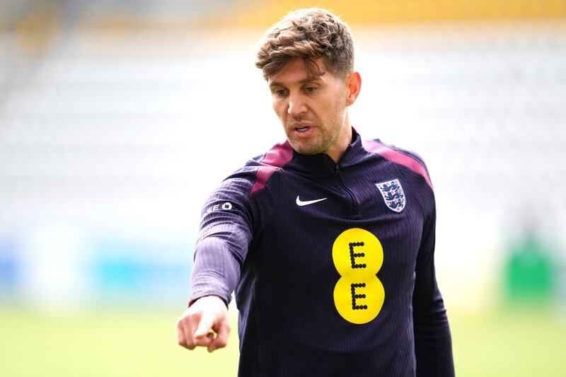 John Stones was fit enough to train