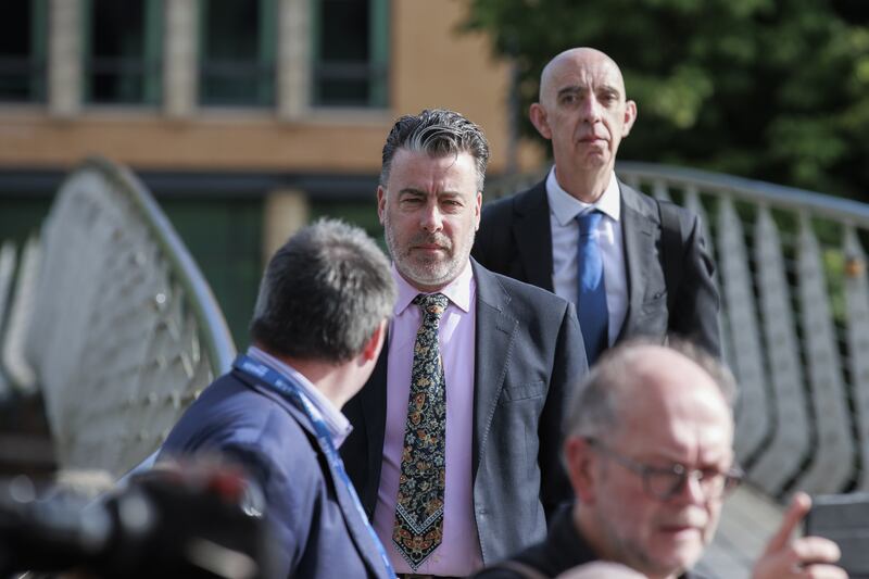 Ruairi de Burca, director-general at the Irish Department of Foreign Affairs, attending the inquiry hearing last year