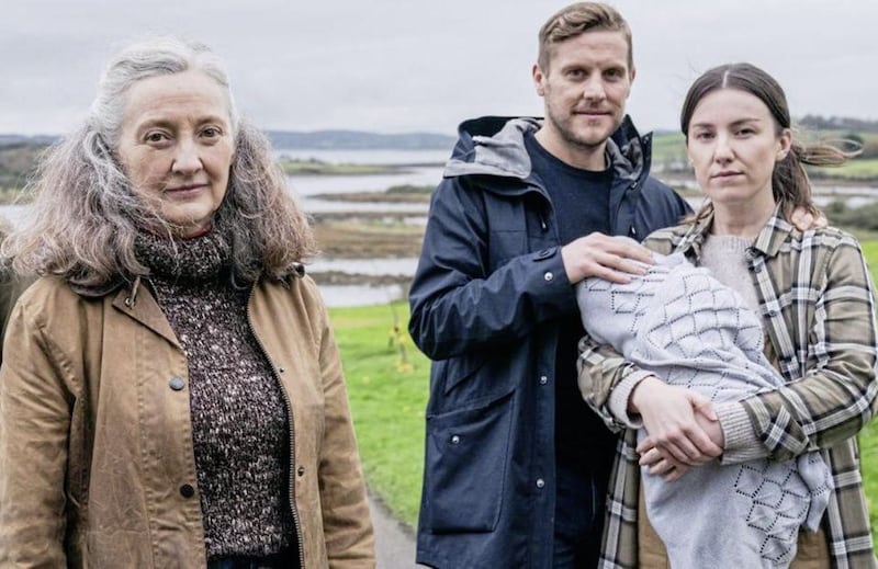 Br&iacute;d Brennan, Peter Coonan and Clare Monelly in Doineann 