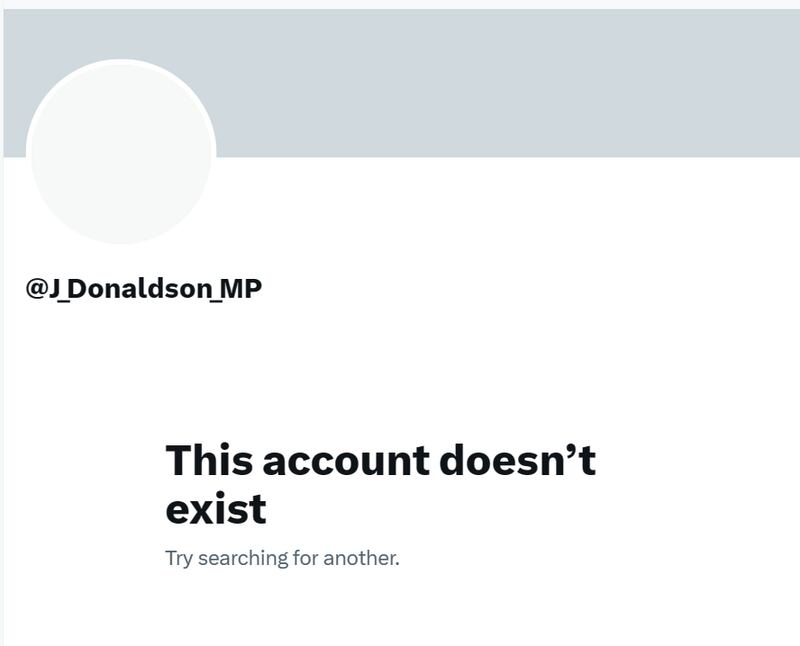The DUP leader Sir Jeffrey Donaldson appears to have deleted his social media accounts without explanation.