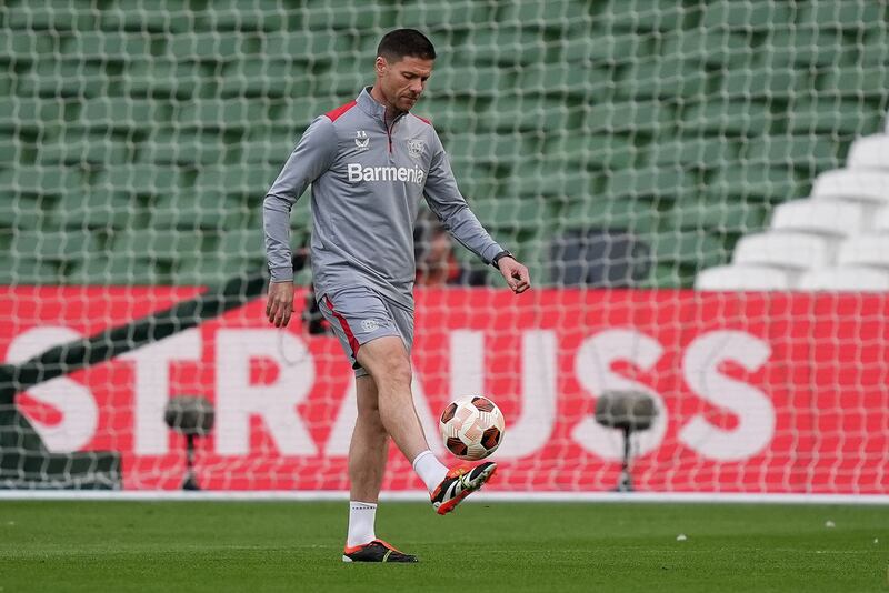 A relaxed Bayer Leverkusen manager Xabi Alonso has a “good feeling” ahead of the Europa League final