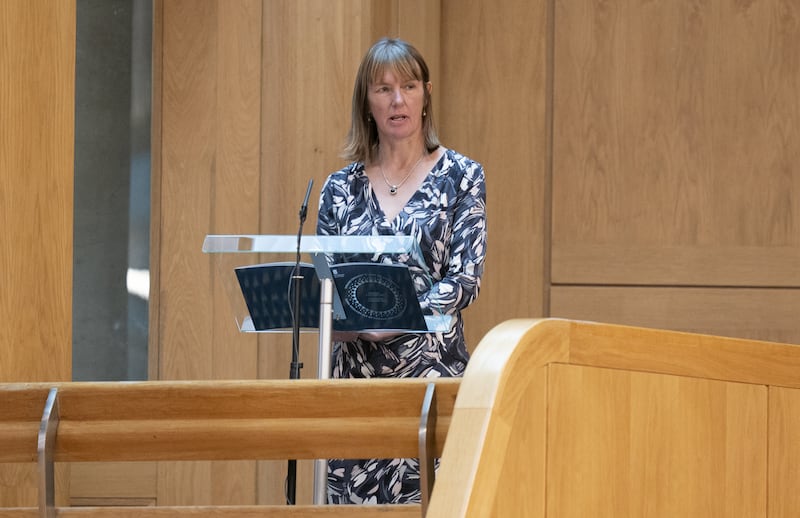 Scotland’s Makar Kathleen Jamie reads her poem The Morrow-Bird in Holyrood in 2021