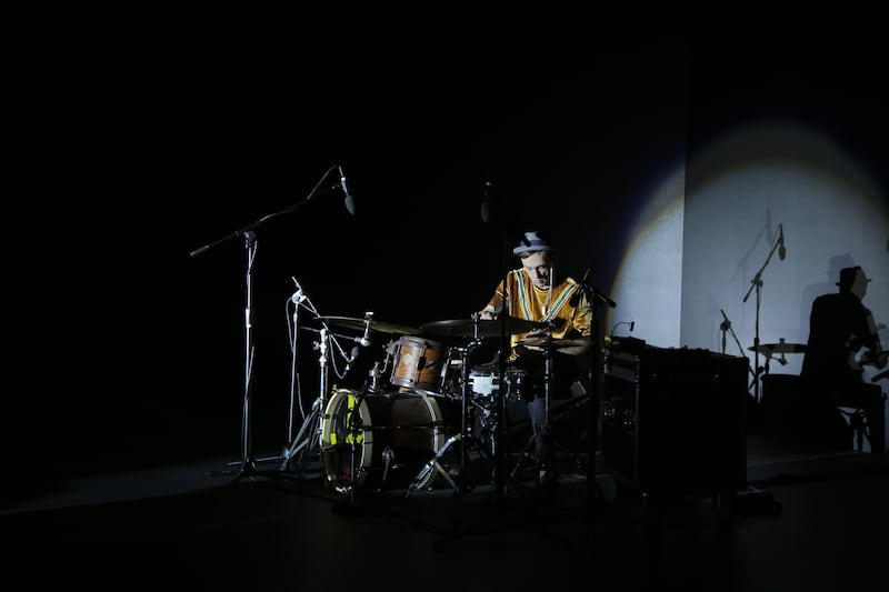 David Lyttle on the drums