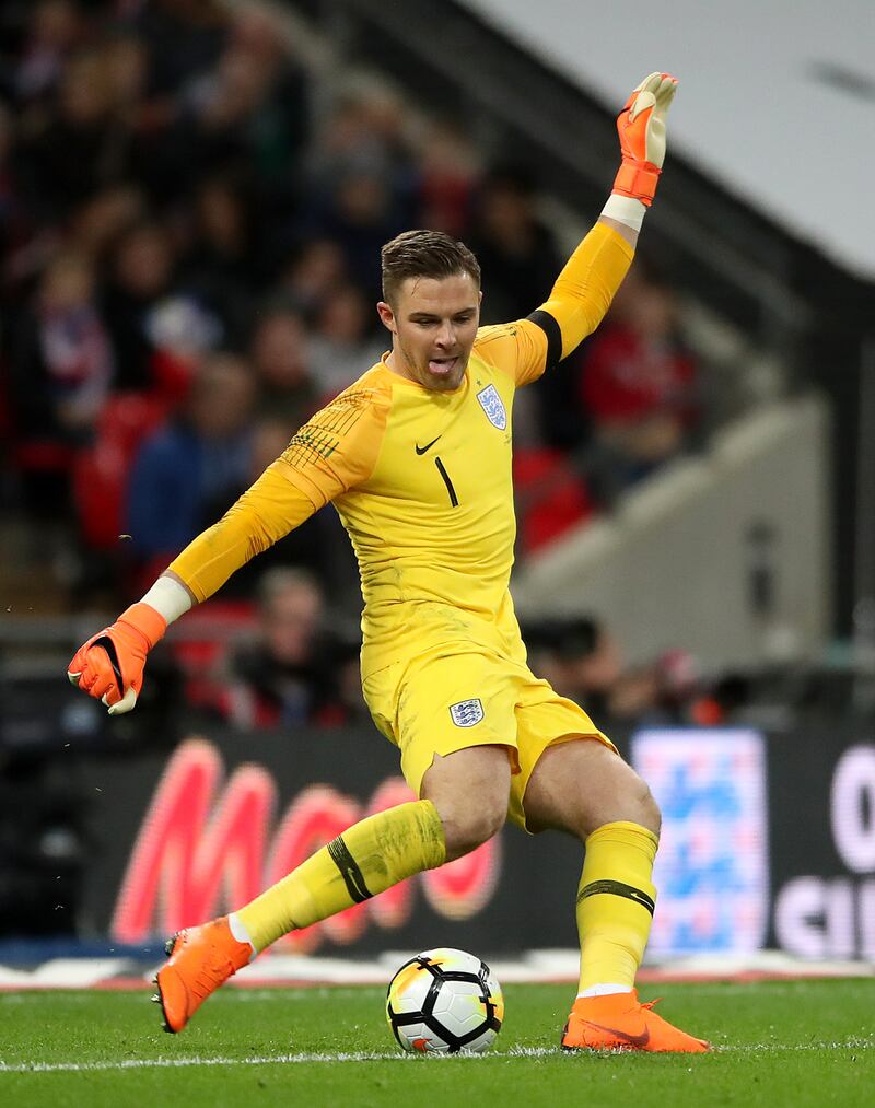 Butland won nine England caps between 2012 and 2018