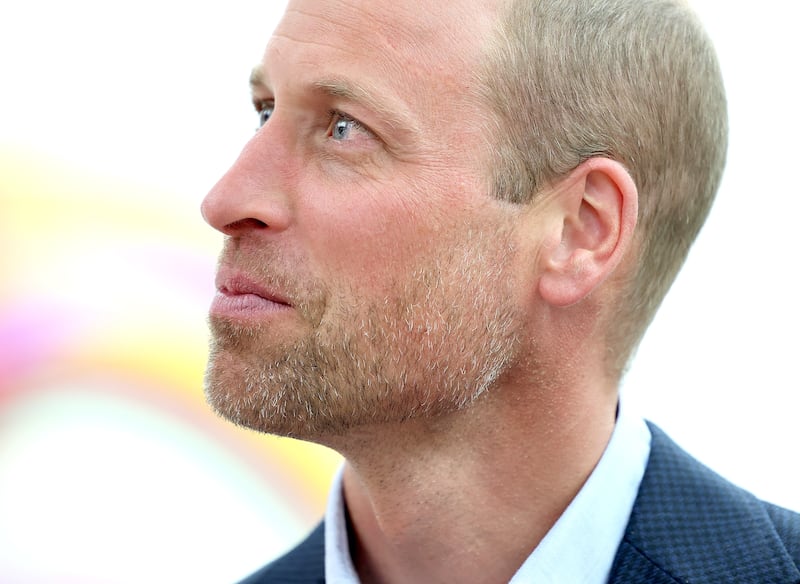 The Prince of Wales debuting his new beard on a public engagement