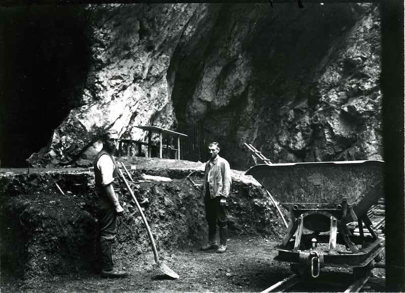 The cave in southwestern Germany in 1937 a 124,000 year old Neanderthal femur was discovered.