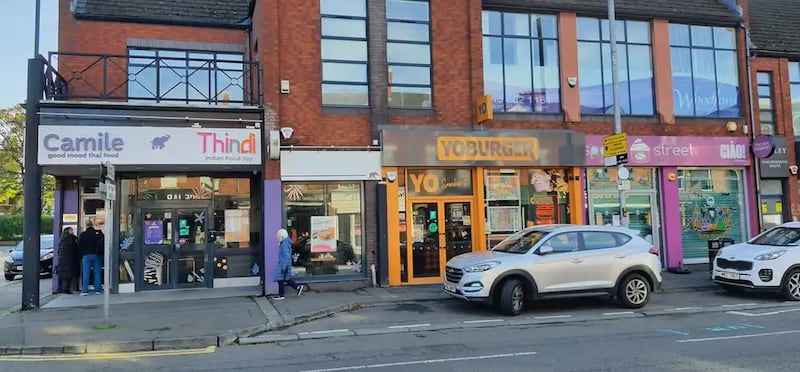 Exterior image of Yo Burger on the Lisburn road.