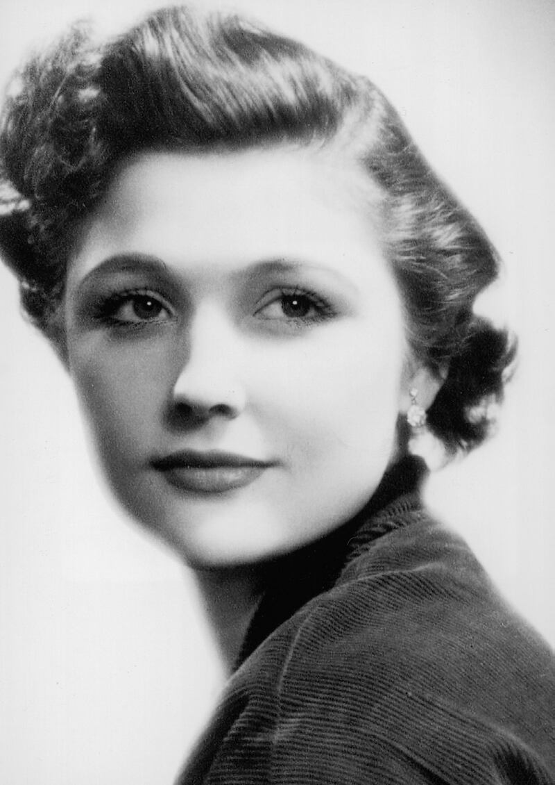 Barbara Taylor Bradford pictured at the age of 19