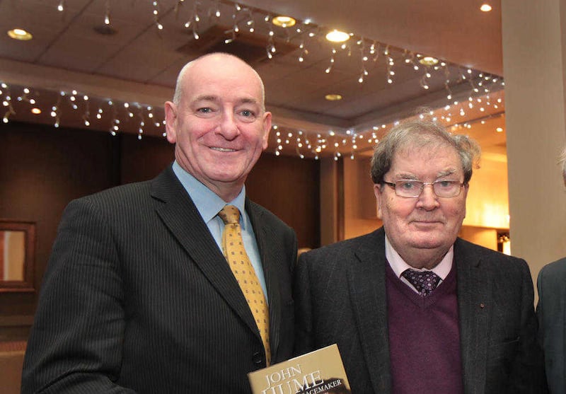 John Hume and Mark Durkan in 2015. Picture by Margaret McLaughlin 