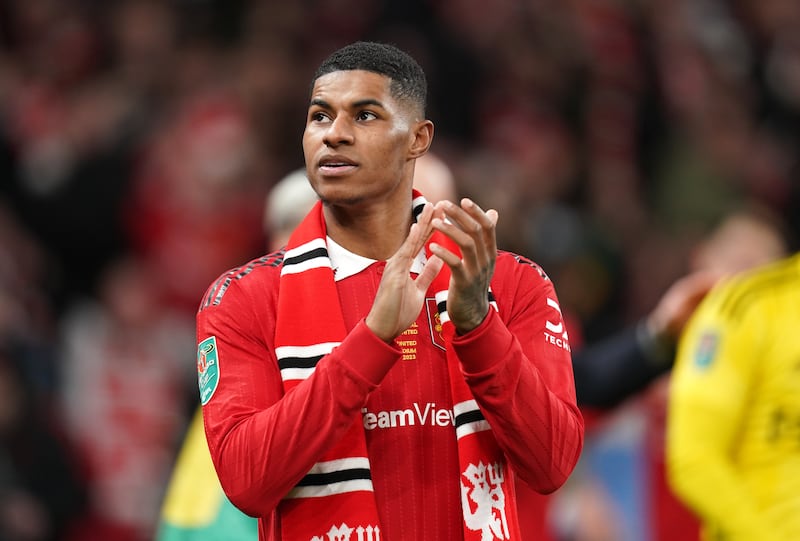 Marcus Rashford won the Carabao Cup in 2023