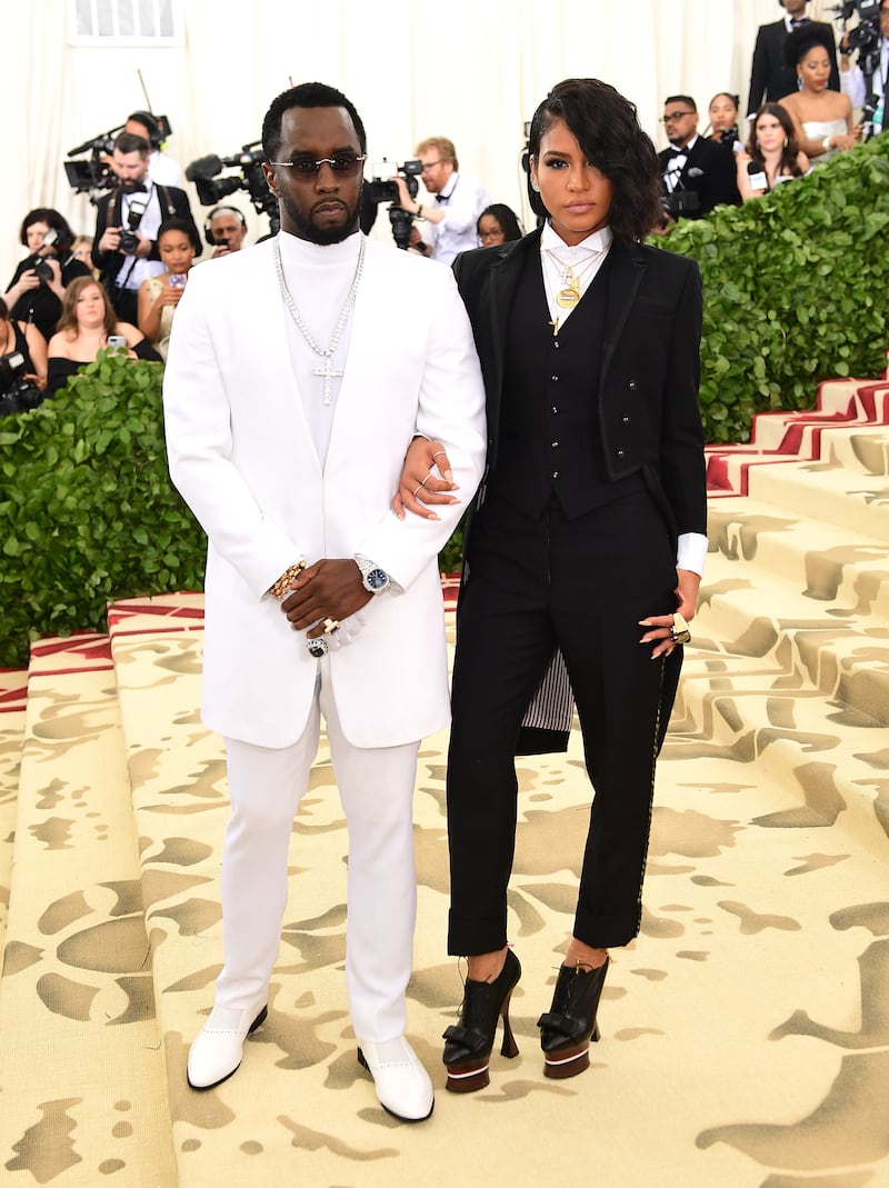 Cassie and Sean Combs in 2018