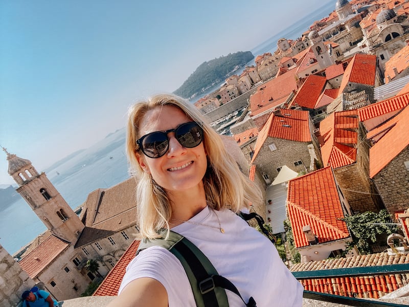 Carolin exploring Dubrovnik