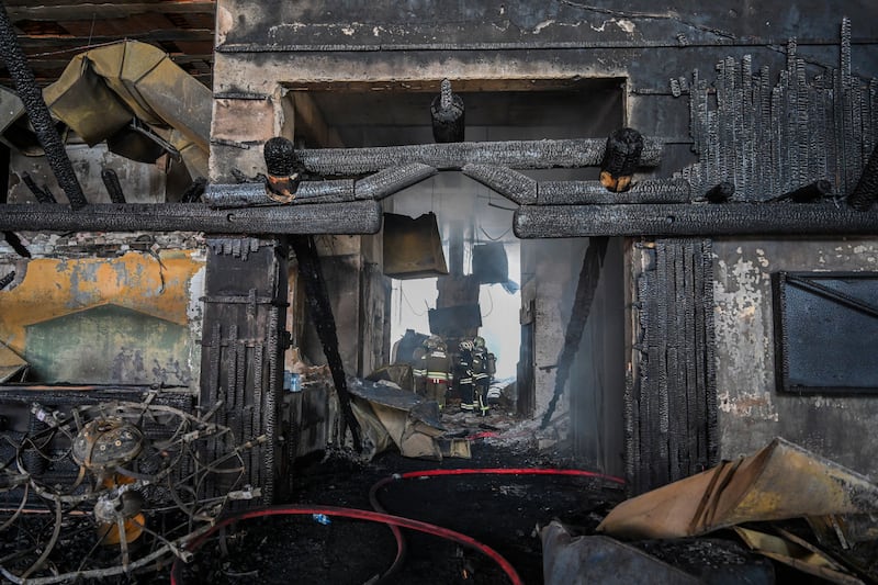 At least 66 people died in the blaze (Mert Gokhan Koc/DIA/AP)