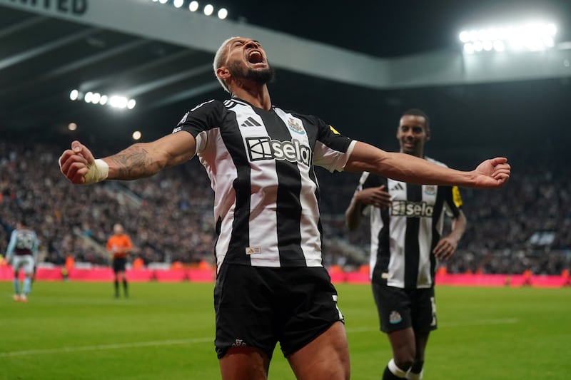 Joelinton scored Newcastle’s third goal of the game