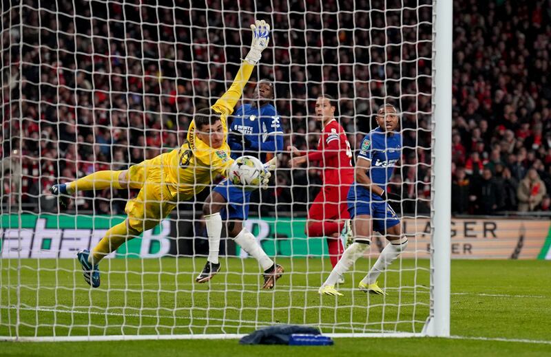 Virgil van Dijk scored Liverpool’s winner at Wembley