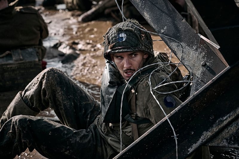 Harry Parley (Ethan McHale) on the Normandy beaches